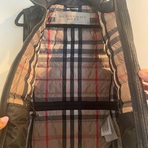 Burberry down vest size medium great condition